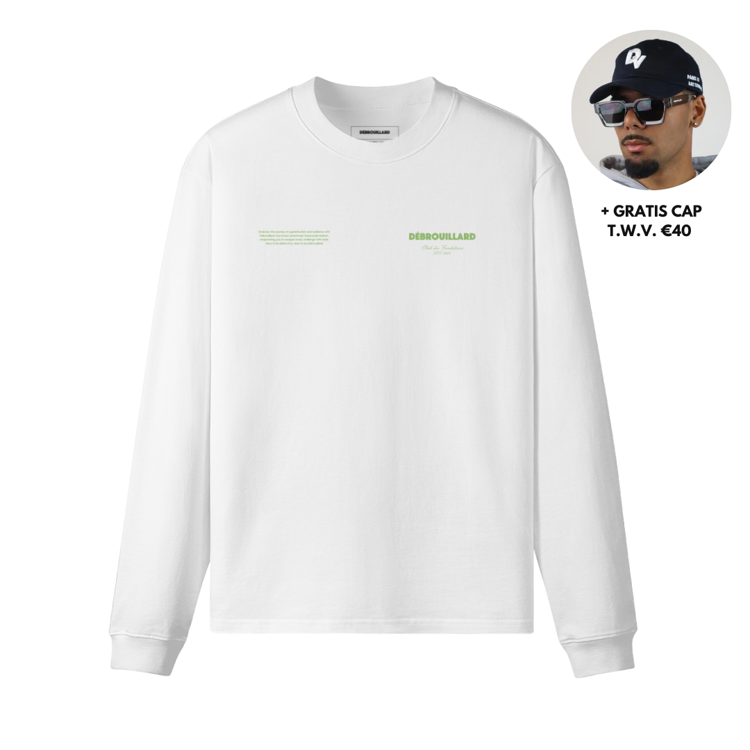 CLUB DES FONDATEURS LONGSLEEVE - OFF WHITE