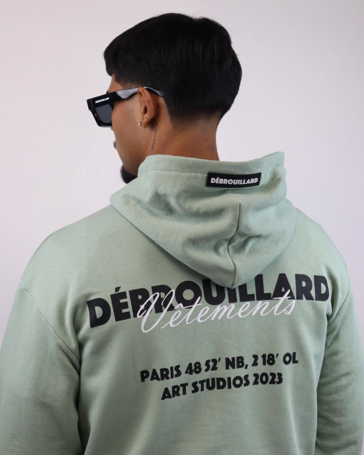 PARIS HOODIE REGULAR - GREEN