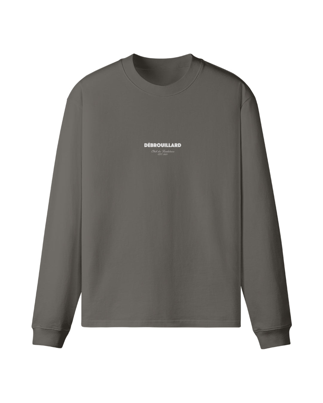 FAIT AVEC AMOUR LONGSLEEVE - CHARCOAL GREY