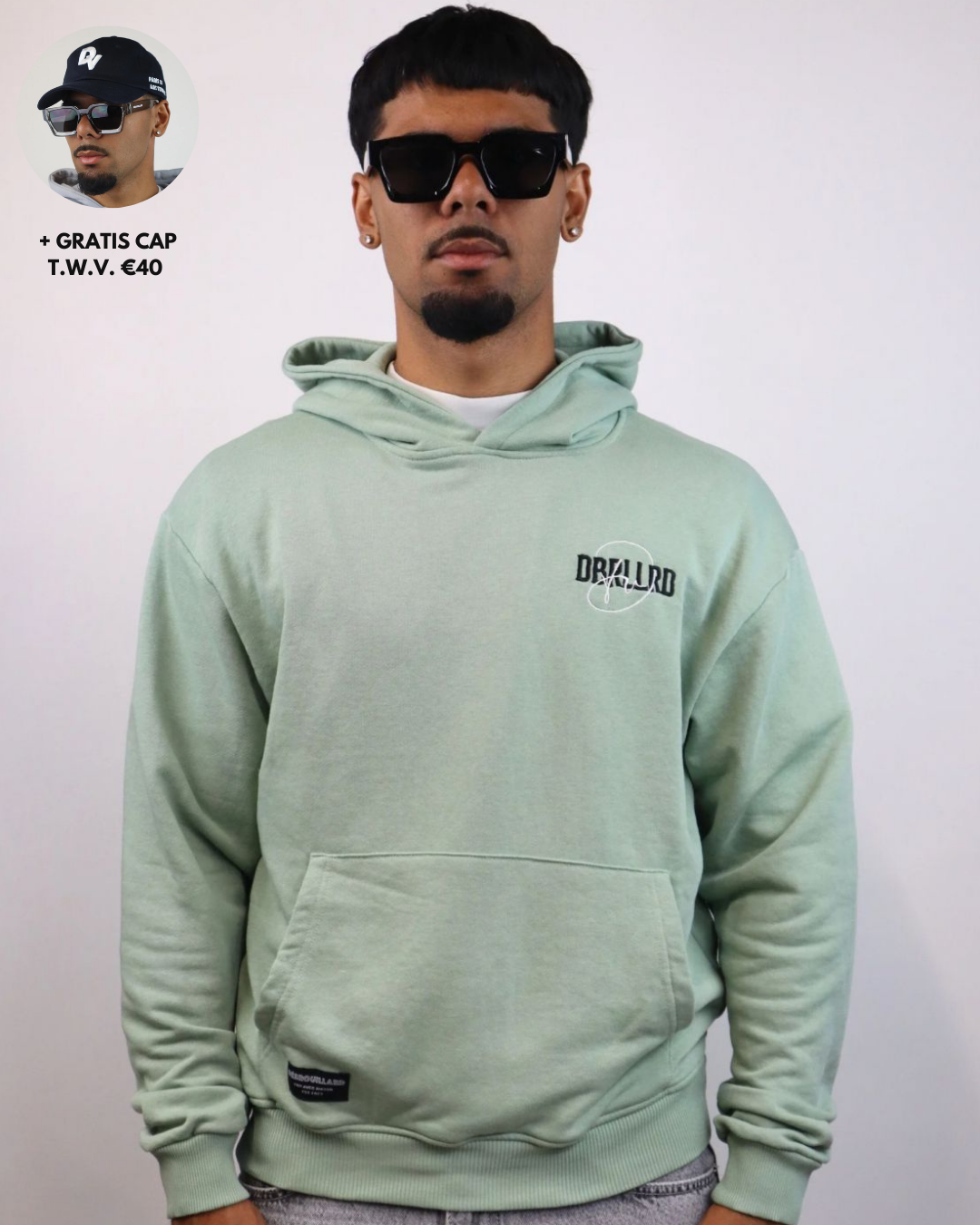 PARIS HOODIE REGULAR - GREEN