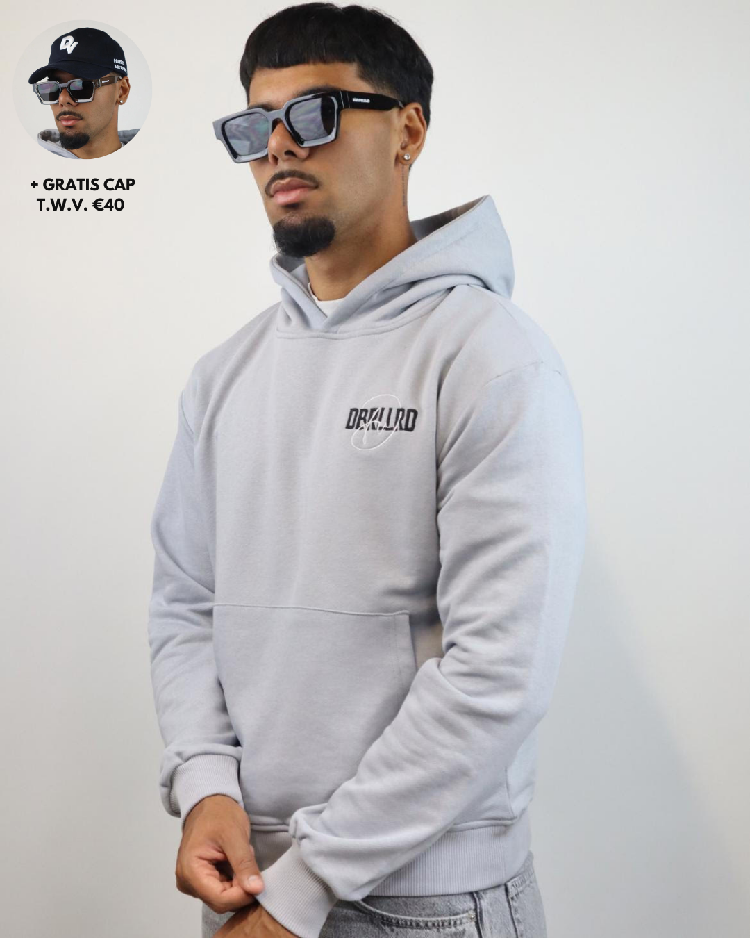 PARIS HOODIE REGULAR - GREY