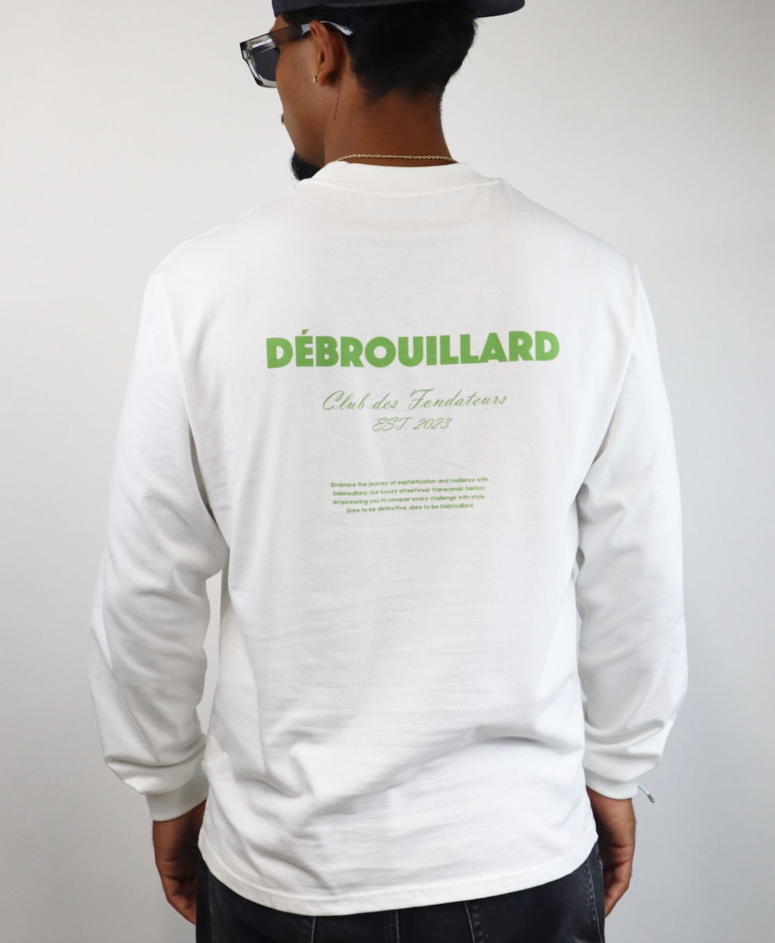 CLUB DES FONDATEURS LONGSLEEVE - OFF WHITE