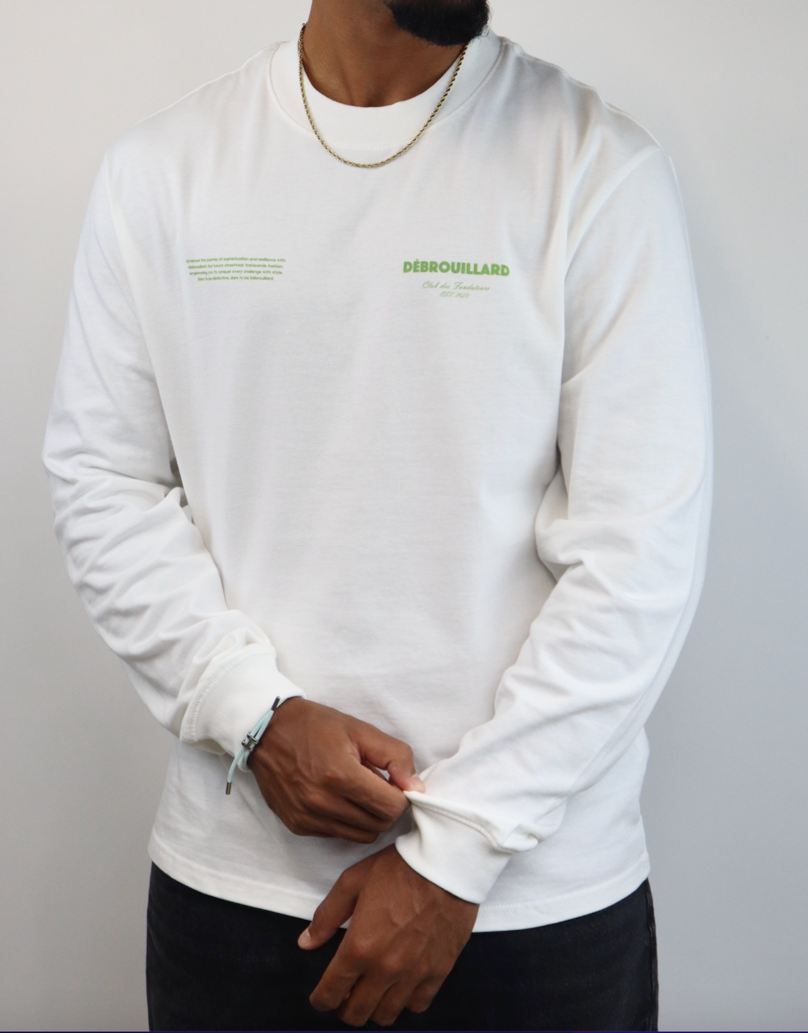 CLUB DES FONDATEURS LONGSLEEVE - OFF WHITE